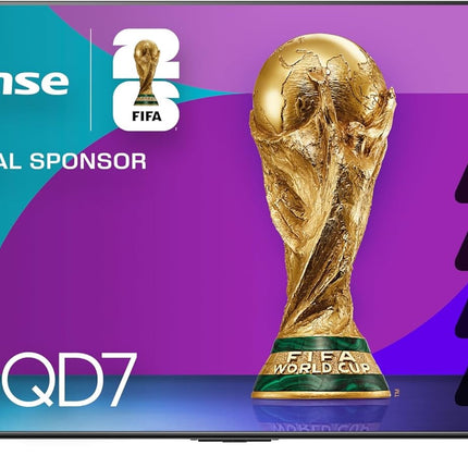 Pantalla Hisense 75QD7QFM 75'' Mini-LED Smart Fire TV UHD 4K,Control Remoto por Voz