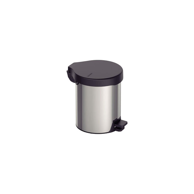Bote de Basura Tramontina 94538705 Acero Inox New C/Pedestal 5 L