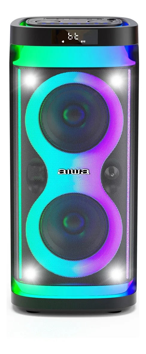 BOCINA AIWA AWPOH4D Bluetooth Portatil Karaoke Tws Led