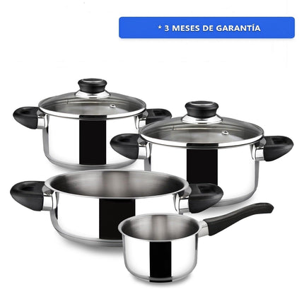 Batería Royal Magefesa 01BXROYAL06 de 6 Piezas Acero Inoxidable