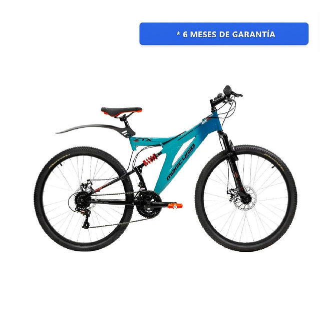 Bicicleta Mercurio Ztx Ds 21 Velocidades Rodada 26 Celeste Unitalla Único