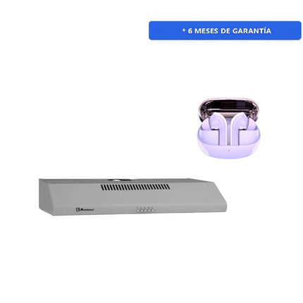 Campana Koblenz CMK-76G 30" Gris de pared + Audifonos de regalo EP-10043PR