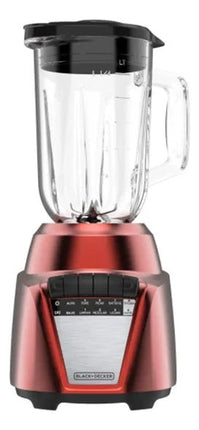 Licuadora Black & Decker BL0876-2RDLA Vaso Vidrio 700W de 8 Vel Rojo