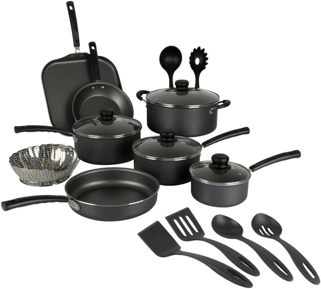 Batería de Cocina Primaware 80119545 negro 18 piezas
