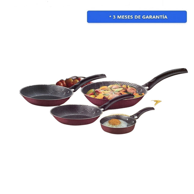 Juego de Sartenes Tramontina 32300449 ANKARA 4 piezas