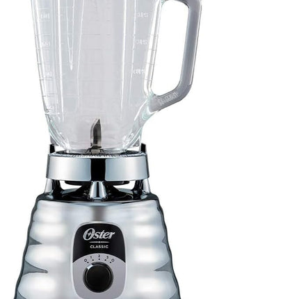 Licuadora Oster BLST4655013 Clásica Cromada con Perilla Ergonómica 3 Vel