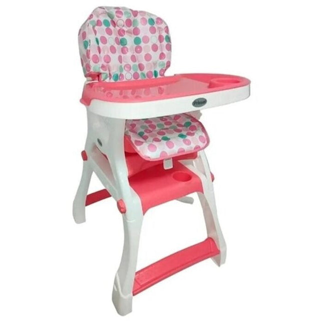 Silla Alta Prinsel 1056 A IY Kinder City Circulos Rosa