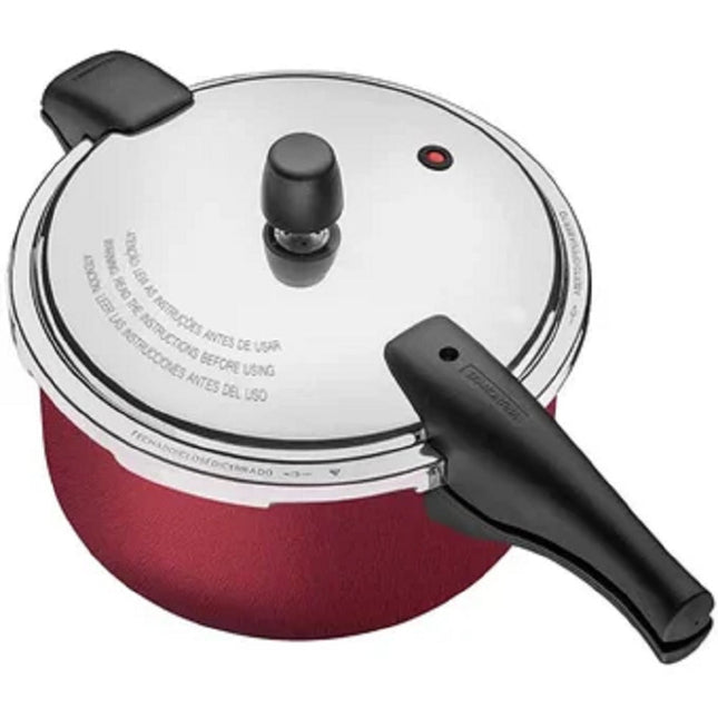 Olla de presión Tramontina 20589724 antiadherente starflon max 6L Roja