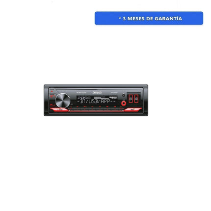Autoestéreo AIWA AW-5444BT Bluetooth 4×50W USB, SD, AUX, Radio FM/Am Negro