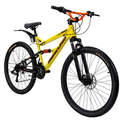Bicicleta Mercurio Kaizer Dh 21 Velocidades Rodada 26 Color Lima