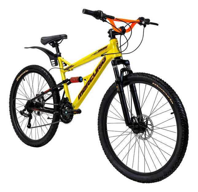 Bicicleta Mercurio Kaizer Dh 21 Velocidades Rodada 26 Color Lima