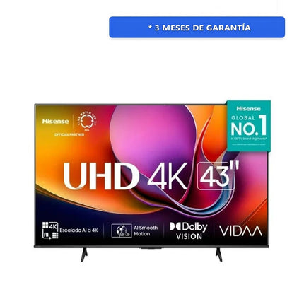 Pantalla Hisense 43A65NV 4K Vidaa 43''