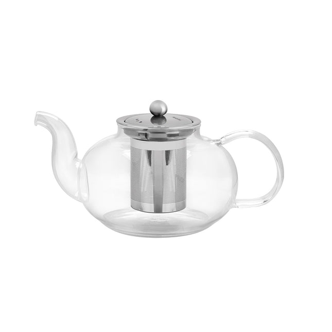 Tetera Tramontina 61764100 vidrio y acero inoxidable con infusor 1l