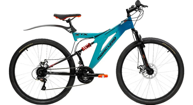 Bicicleta Mercurio Ztx Ds 21 Velocidades Rodada 26 Celeste Unitalla Único