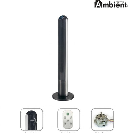 Ventilador de Torre HOME AMBIENT Romo Plata