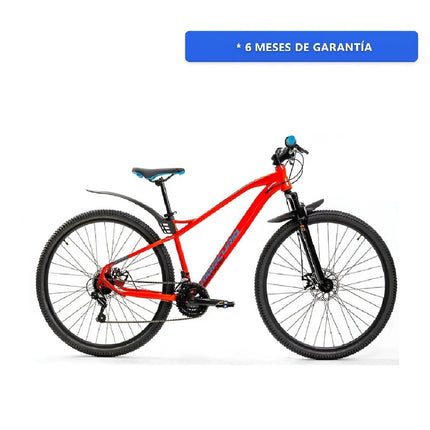 Bicicleta De Montaña Mercurio Kaizer R29'' 21v Sup Delantera Naranja