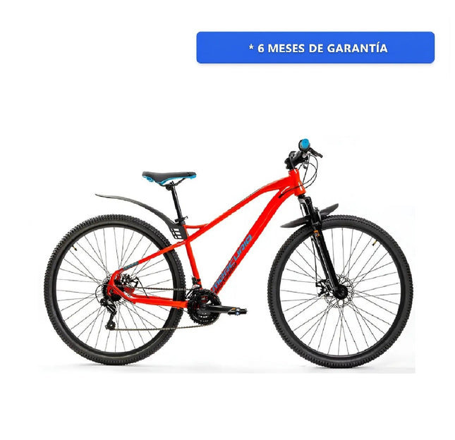 Bicicleta De Montaña Mercurio Kaizer R29'' 21v Sup Delantera Naranja
