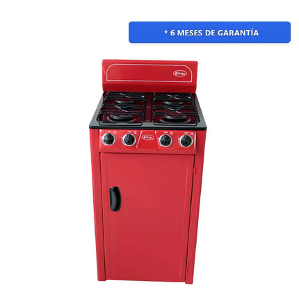 Parrilla a gas Fraga P225 roja y negra
