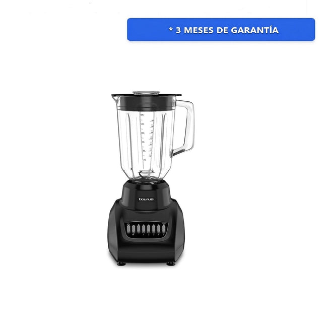 Licuadora Taurus VITRALIC de Vidrio de 1.5L 550 Watts 10 Velocidades + 4 pulsos