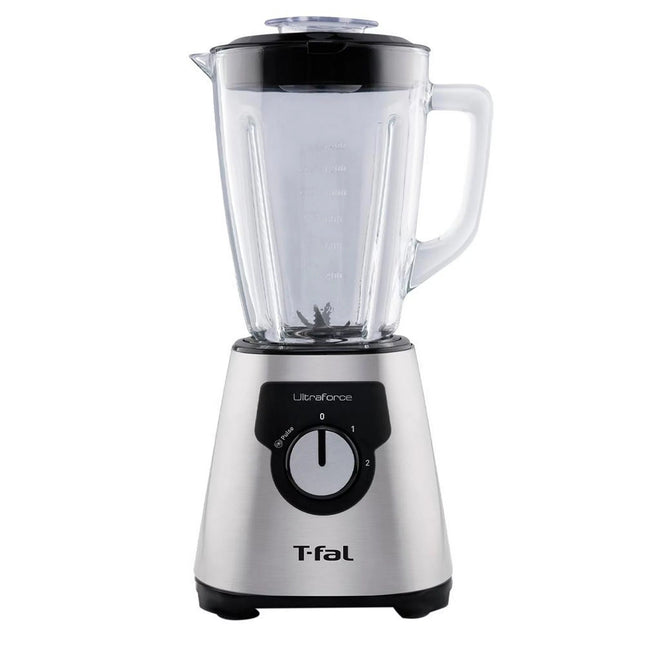 Licuadora T-Fal Ultraforce 2 Vel Vaso de Vidrio LN322DMX Acero Inox