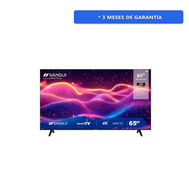 Pantalla Sansui 65'' 4K SMX65KAUW Web.Os