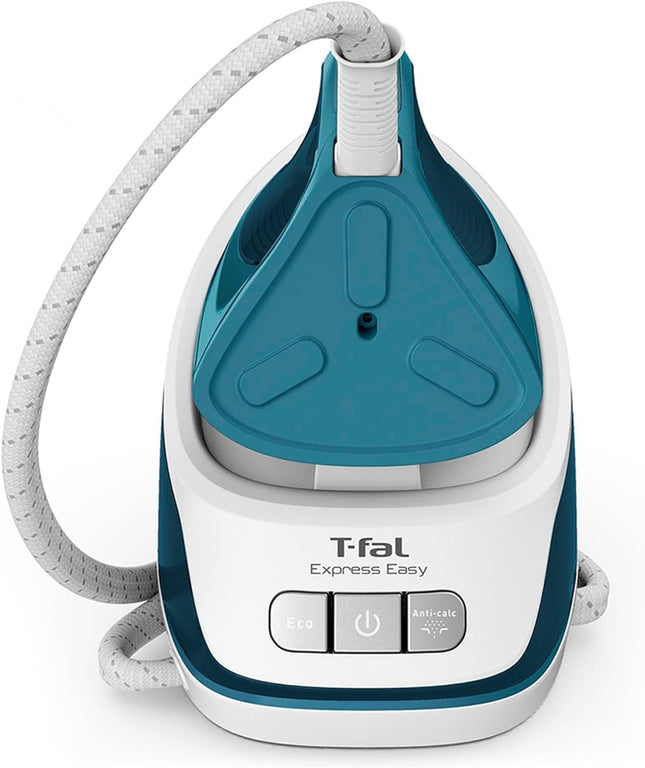 Plancha Express T-Fal SV6115X0 Easy Blanco/Azul tanque de 1.4 L
