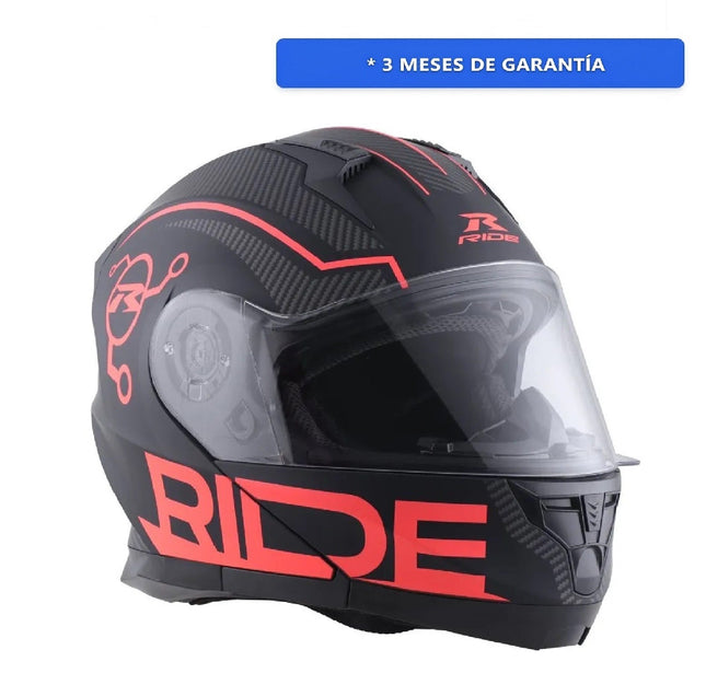 Casco Motociclista Abatible Tour Hr Ride Line St N Unisex