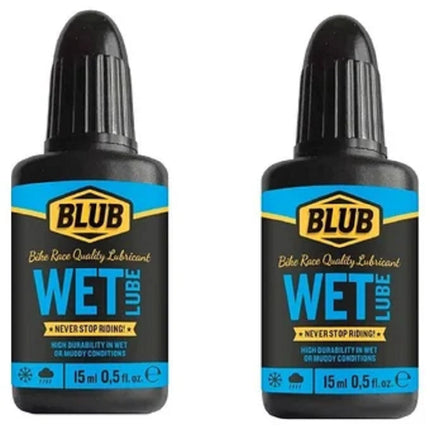 2 Lubricantes Para Cadena De Bicicleta 15ml Blub Humedo