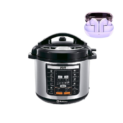 Olla de presión Koblenz Kitchen Magic Pop KMP-1000 IN electrica + Audífonos Inalámbricos Fussion EP-10043PR Bluetooth de Regalo