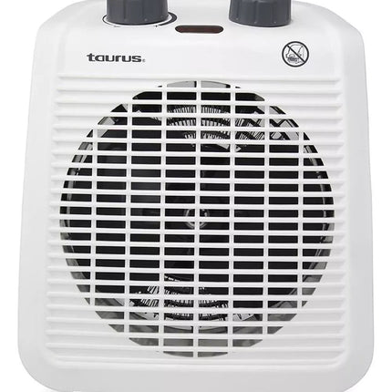 Calefactor Taurus Hawai Calentador Eléctrico 2 En 1 Blanco