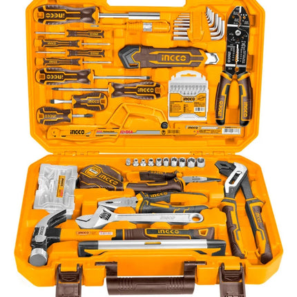 Paquete Hidrolavadora INGCO UCPWLI20362 20v 2.8 lts por minuto sin bateria y cargador + Juego De Herramientas INGCO HKTHP21681 Manuales Con Estuche 168 Piezas