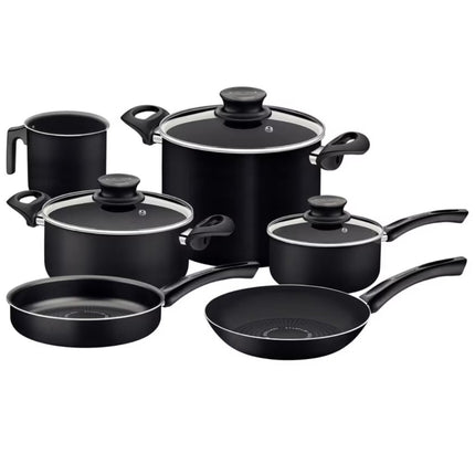 Bateria Tramontina 28599053 Paris 9 Piezas Negra