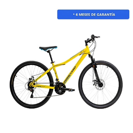 Bicicleta De Montaña Mercurio Radar R26'' 21v Amarillo Mediana