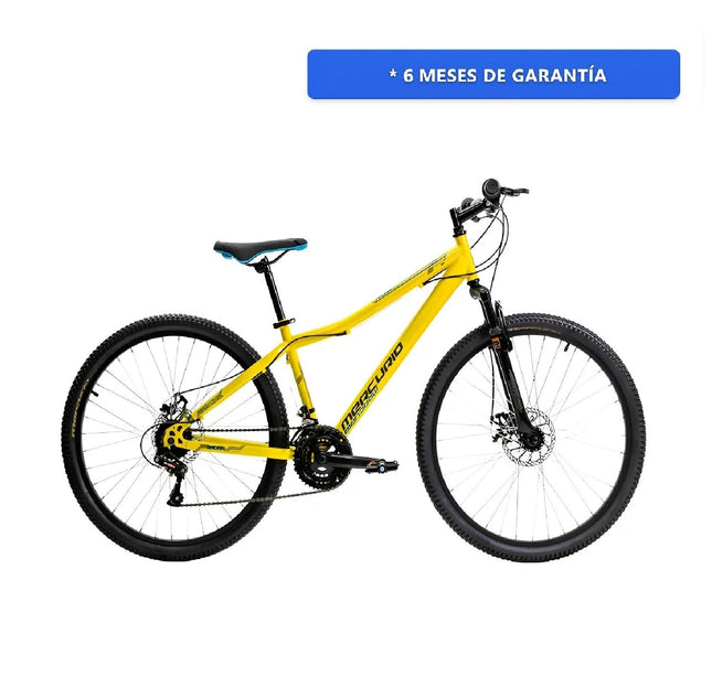 Bicicleta De Montaña Mercurio Radar R26'' 21v Amarillo Mediana