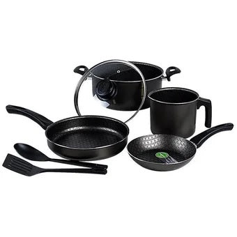 Batería de Cocina Tramontina París Utensilios 20599389 Negro 7 Piezas