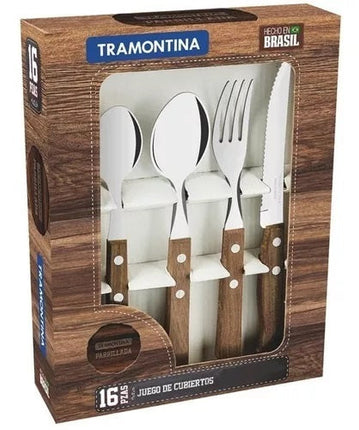 Juego de Cubiertos Tramontina Tradicional 16 Piezas