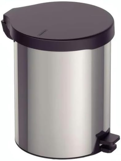 Bote de Basura con Pedal Tramontina 94538/812  12 LTS Acero Inoxidable Plata