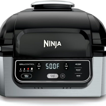 Parrilla eléctrica Ninja AG300 para interiores 4 en 1, Foodi