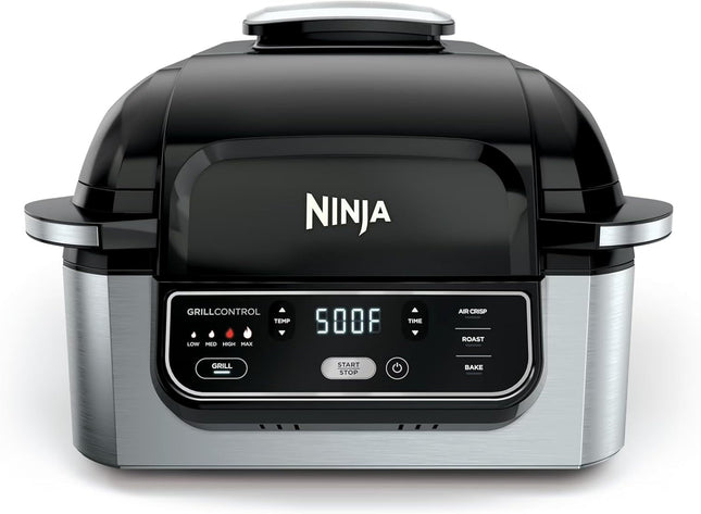 Parrilla eléctrica Ninja AG300 para interiores 4 en 1, Foodi