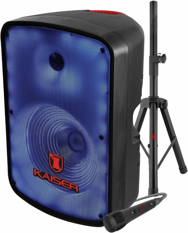 Bocina Kaiser GEM-9520 15" Flame Lighting Conexión Bluetooth
