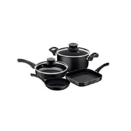 Bateria de Cocina Tramontina 27899158 6 piezas negra con Sartén cuadrado