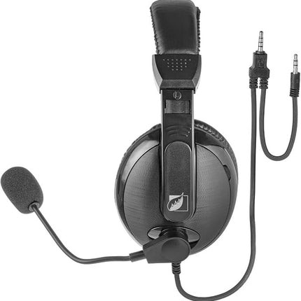 Diadema Multimedia Green Leaf 18-9052 Entrada 3.5mm, Cable 1.2m, Negra