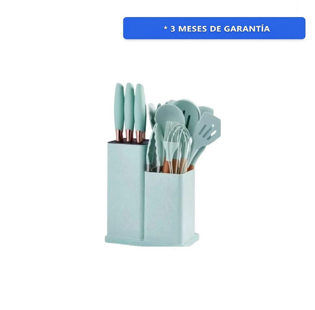 Juego de Utensilios Perla VALENTINA19P 19 piezas Silicon