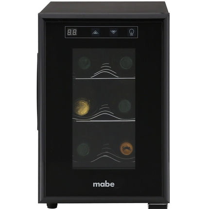 Cava de vino Mabe MW6XDBB 6 botellas Negra