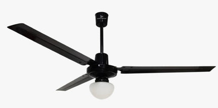 Ventilador de techo Masterfan VIICCLNE56 industrial Icarus con luz 56″ negro