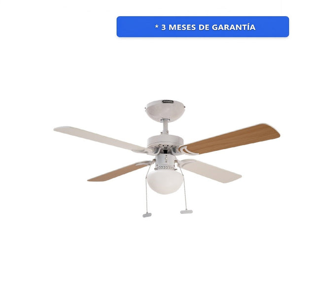 Ventilador de Techo Masterfan VDCOCLBL42 Condesa 42 Blanco MDF
