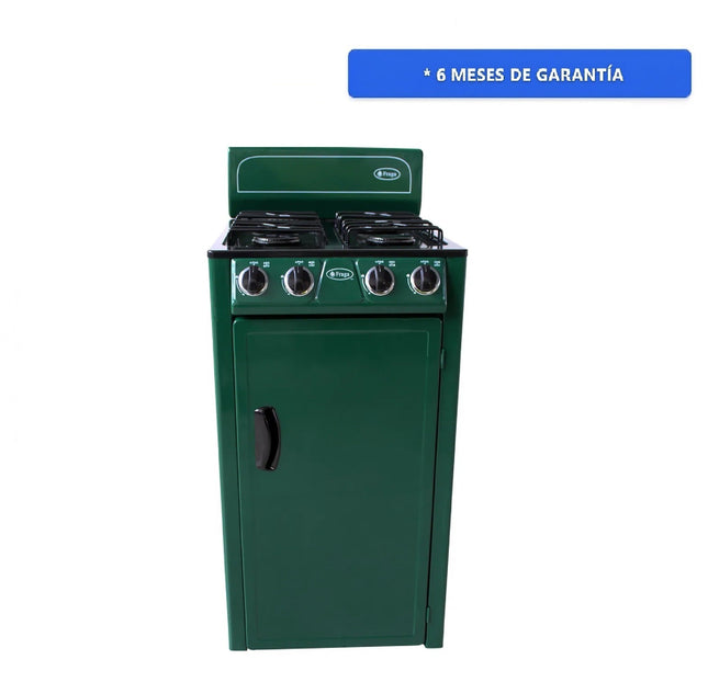Parrilla de 4 Quemadores con Gabinete Fraga P225 NEG/VRD