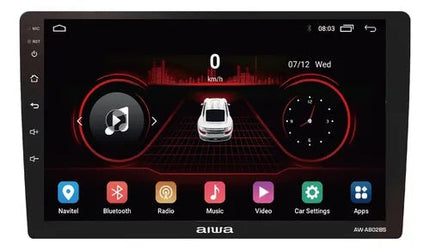 Autoestéreo Aiwa AW-A802BS Pantalla 9" USB/ Bluetooth Negro