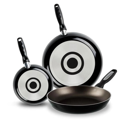 Sartenes Ekco 37239 20/24/30cm de 3 pzas 3.0MM Negro