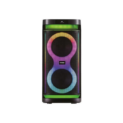 Bocina Portatil Hyundai HYSPBT22 150 W Bluetooth Retroiluminada Negra